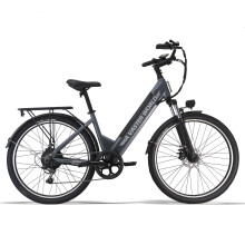 A32 26 pouces — vélo électrique urbain pour les trajets quotidiens, 48V 10,4Ah (499,2Wh), moteur moyeu arrière 250W (UE) / 500W (US), cadre en ac
