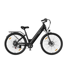 PIXAR Vélo Pedelec électrique 36V 250W, batterie EVE 36V 13Ah, Shimano 7 vitesses, pneus Kenda 28x1,95'', noir
