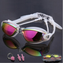 (Colorful)Swimming Glasses Waterproof And Anti Fog Colorful Plating Swim Glasses Use Daily