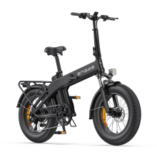 ENGWE EP-2 3.0 Boost Elektrofahrrad 48V 13,5Ah (648Wh) 250W Motor, 25 km/h Unterstützung, Aluminiumrahmen, 20x3.0 Reifen - Schwarz
