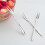 (1pcs)Stainless Steel West Tableware Fruit Fork Tableware Snack Cake Cafeteria Dessert 4