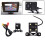 4 Led Lights Reversing Camera Car Rear View Camera 170 Degree Wide Angle Screen 7