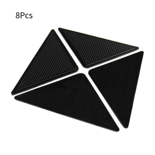 Ruggies Carpet Anti Slip Mat Patch Double Sided Tape Triangular Material Rubber