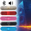 (Pink)Capsule Shaped Wireless Bluetooth Speaker Portable Mini Audio Outdoor Use Gift 3