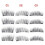 (09#-Double Magnet)3d Dual Magnetic False Eyelashes Eye Lashes Handmade 4x 2 Pairs Set 2