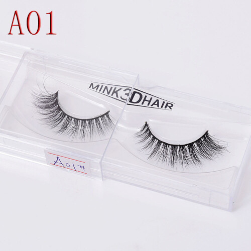 (A01)False Eyelashes Handmade Long Lashes Stereo Dense Multilayer Enlarge Eyes Your