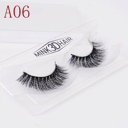 (A06)False Eyelashes Handmade Long Lashes Stereo Dense Multilayer Enlarge Your Eyes