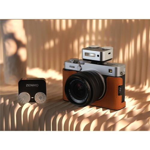 ZENIKO ZA12 Dual-Dial Flash Camera Photography Wireless Transmission for      Speedlight Flash Black 2