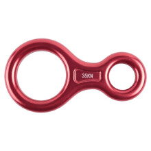35KN Rock Climbing Carabiner Figure 8Rappelling Rope Descender Aluminum Figure Belay Device Abseiling Downhill Equipment
