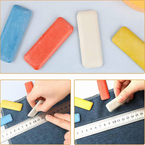 Seam Ripper and Thread Trimming Scissors Set with Storage Bag and Tailor Chalk for Sewing, Crafts and DIY Projects 2