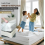 Durable Bed Sheet Holders, Adjustable Corner Straps with Locking Clips, Keep Sheets Tight on All Mattress Sizes, Easy to Fit 4