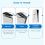 Vertical Console Stand with Screwdriver, Stable Space Saving Holder Base for Disc and Digital Editions, Easy Installation 3
