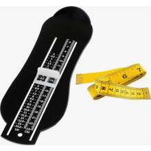Voetmeter voor kinderen en volwassenen, nauwkeurige schoenmaatmeter voor dames, heren en kinderen, schoenmeter in centimeters