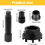 Bike Crank Puller and 42 mm Lockring Tool, Compact Bottom Bracket Crank Arm Remover for Multiple Bicycle Types 2