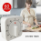 60 Minute Mechanical Kitchen Timer, White Wind Up Cooking Timer for Baking, Cooking, Eggs and Daily Home Meal Prep 3