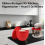 Εξάρτημα 3 σε 1 για κουζινομηχανή, μπολ τροφίμων με καπάκι, ανθεκτικό στη θερμότητα 3