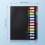 A4 Expanding File Folder with 12 Pockets, Waterproof Document Organiser with Colour-Coded Tabs for School and Office, Black 2