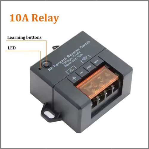 Forward Reverse Remote Control  for  Motor  5V-48V 10A Linear Actuator Winch Solenoid Relay Contactor 2