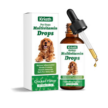 (60ml) Kriath Multivitamin Drops for Dogs Daily Gentle Nutritional Supplements for Dogs Maintenance and Care