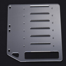 6 Fächer Festplatten-Rack Acryl DIY