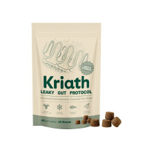(60 SOFT CHEWS) Kriath Intestinal Care Complex for Dogs Supplements Nutrition for Hair Smoothness Daily Protection Convenient Feeding