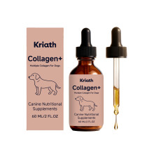 (60ML) Kriath Collagen Drops for Pet Dogs Gentle care for dogs' daily body care drops