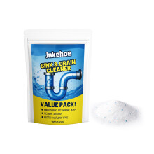 (100G) JAKEHOE Drainage Cleaning Powder Kitchen Bathroom Pipe Sewer Removes Grease and Odor Daily Cleaning Powder