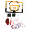 Basketballkorb Set Kinder faltbar transparent PC 12