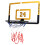 Basketballkorb Set Kinder faltbar transparent PC 14