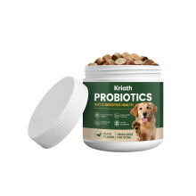 (150g) Kriath dog probiotic chewable tablets provide a balanced nutritional supplement for your pet to supplement daily intestinal body care