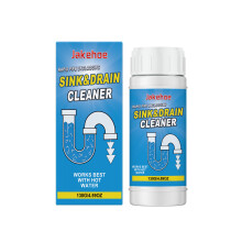 (130g) JAKEHOE sewer unblocking agent removes clogged drain pipes, kitchen and toilet general powdery decomposition clogs