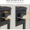 (Black) 56x33x48cm Piano Bench w/Storage PU padded 9