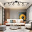 Deckenstrahler Schiene 6 Licht E14 Metall 14