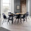 Set Of 2 Kari Dining Chairs Black Seat 3