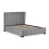 Katie Grey Velvet  150cm King size  Storage Bed 3