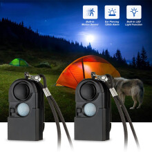 5 Pcs Portable Motion Detector Alarm 120DB Siren SOS LED Light Security for Travel Home Kids Safe Personal Alarm