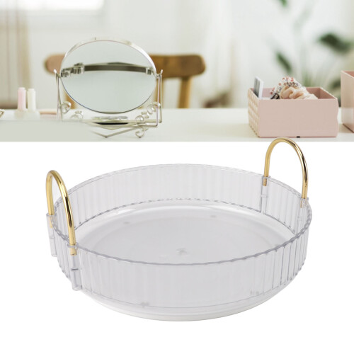 Drehorganizer Kosmetik, weiß, rund 1