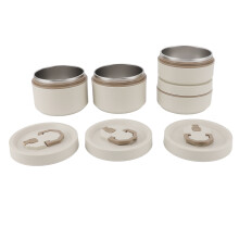 Edelstahl Lunchbox Set 4-teilig mit Thermotasche