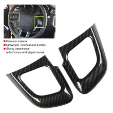 2Pcs Lenkradtasten Cover Evoque Links ABS