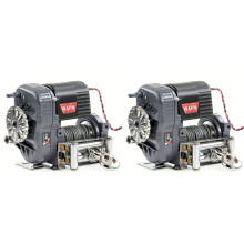 2X Simulation Automatic Winch for 1/10 1/8 RC Crawler Car Metal Automatic Simulation Simulated Winch RC Upgrade Parts