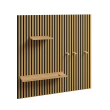 SoBuy FHK40-N fali polc kampókkal, 120x19x120 cm