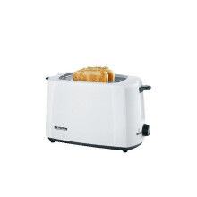 Grille pains SEVERIN- AT2286, 2 fentes, 700 W, support viennoiseries, touche éjection, blanc noir