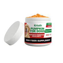 (200g) Kriath High Fiber Pumpkin Supplement for Dogs Gentle and caring daily dietary supplement for dogs