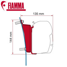 FIAMMA BRACKET FOR F45S AWNING FITS FORD TRANSIT H3 2014+ (MK8) BLACK 98655Z177