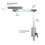 LAGUN TABLE LEG SYSTEM SWIVEL TILT ADJUSTABLE LEG CAMPERVAN CARAVAN 700MM SILVER 3