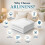 (White, Double) Thermal Flannelette Fitted Sheet 25cm 100% Brushed Soft Cotton 6