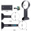 4pcs Adjustable Wall Bracket for 11cm Diameter Fish Bubble Lamps Secure and Stylish Aquarium Light Holder 4