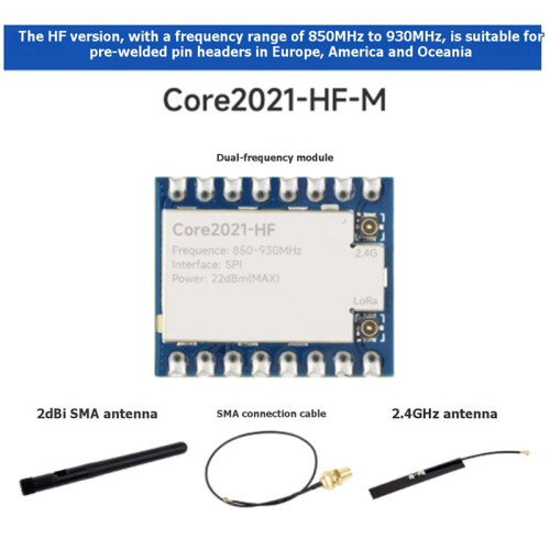 2X Core2021 LoRa Module LR2021 Transceiver Low Power IoT Board IoT Telemetry Module Core2021--M