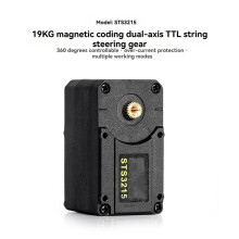 10X Servos STS3215 de 7,4 V para Brazo Robótico SO-ARM100 Servo de Bus Inteligente de Alto Par de 19 Kg TTL para Programación con FE-URT-1