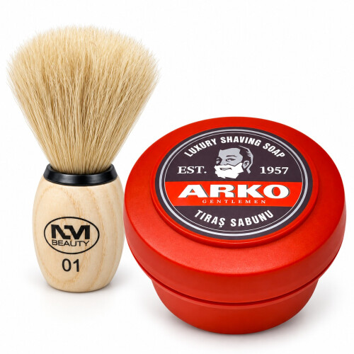 ARKO shaving soap  And NMB shaving Brush